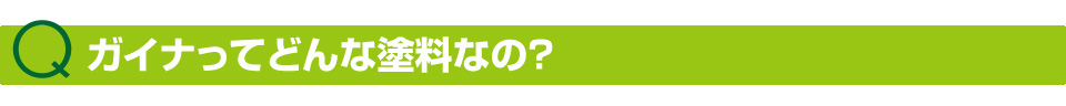 ガイナってどんな塗料なの?