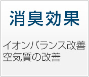 消臭効果　イオンバランス改善　空気質の改善