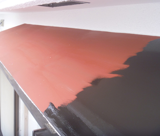 外壁塗装の中でのエポキシ樹脂塗料イメージ